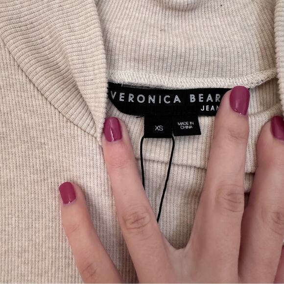 NWT Veronica Beard Morrisey Dress In Oatmeal Brown XS - Picture 4 of 9